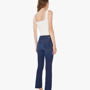 MOTHER the insider crop step fray jeans